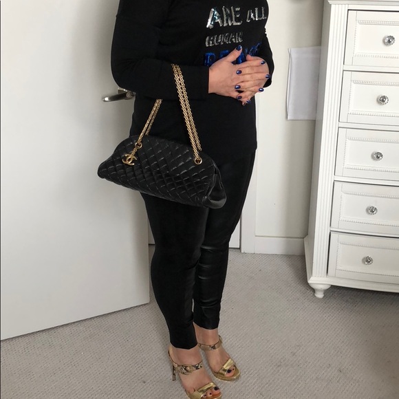 Chanel black just Mademoiselle Bowling Bag - Picture 3 of 8